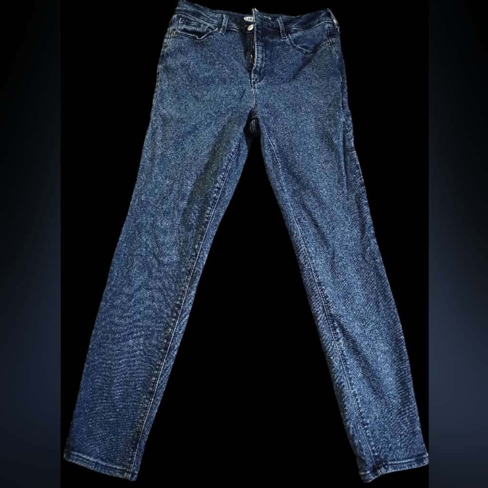 Old Navy Women's Skinny Jeans in Dark Blue
